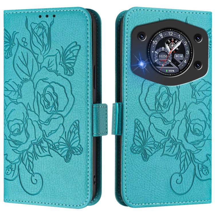 Embossed Rose RFID Anti-theft Leather Phone Case, For Cubot A40, For Cubot P90, For Cubot A30, For Cubot A20, For Cubot Max 5, For Cubot A10, For Cubot Note 40, For Cubot P50