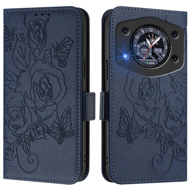 Embossed Rose RFID Anti-theft Leather Phone Case, For Cubot A40, For Cubot P90, For Cubot A30, For Cubot A20, For Cubot Max 5, For Cubot A10, For Cubot Note 40, For Cubot P50
