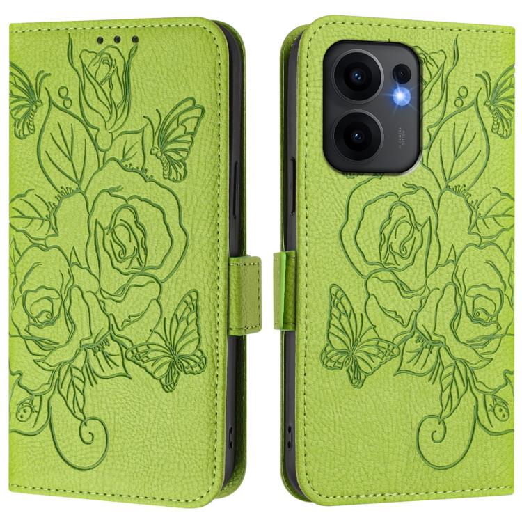 Embossed Rose RFID Anti-theft Leather Phone Case, For OPPO Reno13 F 5G / Reno13 A, For OPPO Reno16 F 5G / Reno16 FS 5G, For OPPO Reno16 5G / Reno16 Pro 5G Global, For OPPO Find X9s Pro 5G, For OPPO Find X9 Ultra, For OPPO Find X9, For OPPO A6 GT 5G    ...