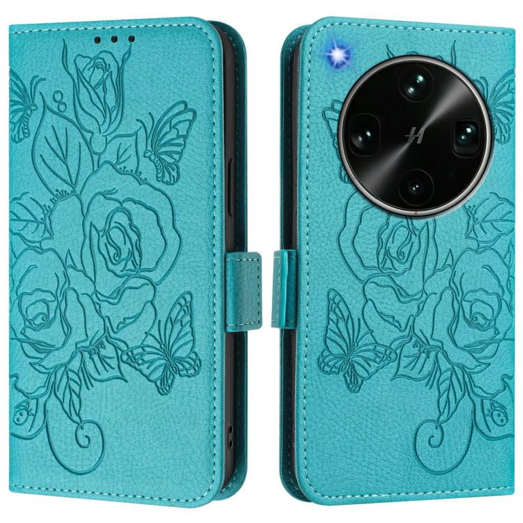 Embossed Rose RFID Anti-theft Leather Phone Case, For OPPO Reno13 F 5G / Reno13 A, For OPPO Reno16 F 5G / Reno16 FS 5G, For OPPO Reno16 5G / Reno16 Pro 5G Global, For OPPO Find X9s Pro 5G, For OPPO Find X9 Ultra, For OPPO Find X9, For OPPO A6 GT 5G    ...