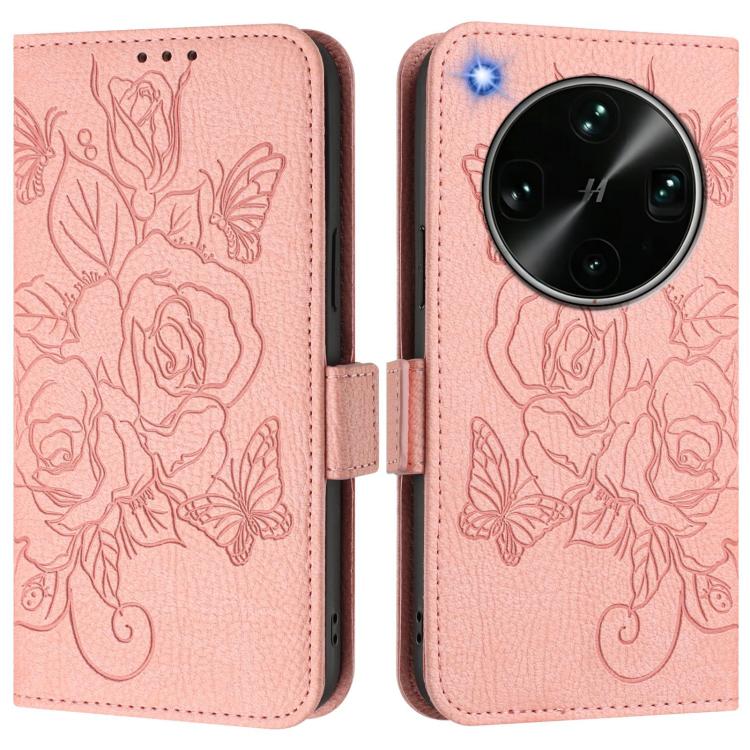 Embossed Rose RFID Anti-theft Leather Phone Case, For OPPO Reno13 F 5G / Reno13 A, For OPPO Reno16 F 5G / Reno16 FS 5G, For OPPO Reno16 5G / Reno16 Pro 5G Global, For OPPO Find X9s Pro 5G, For OPPO Find X9 Ultra, For OPPO Find X9, For OPPO A6 GT 5G    ...