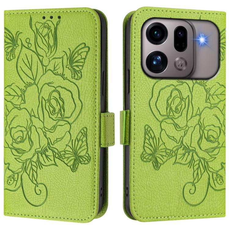 Embossed Rose RFID Anti-theft Leather Phone Case, For OPPO Reno13 F 5G / Reno13 A, For OPPO Reno16 F 5G / Reno16 FS 5G, For OPPO Reno16 5G / Reno16 Pro 5G Global, For OPPO Find X9s Pro 5G, For OPPO Find X9 Ultra, For OPPO Find X9, For OPPO A6 GT 5G    ...