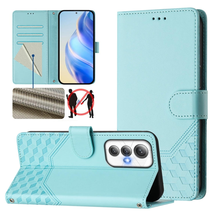 Honeycomb Embossing RFID Leather Phone Case, For Cubot A40, For Cubot P90, For Cubot A30, For Cubot A20, For Cubot Max 5, For Cubot A10, For Cubot Note 40, For Cubot P50