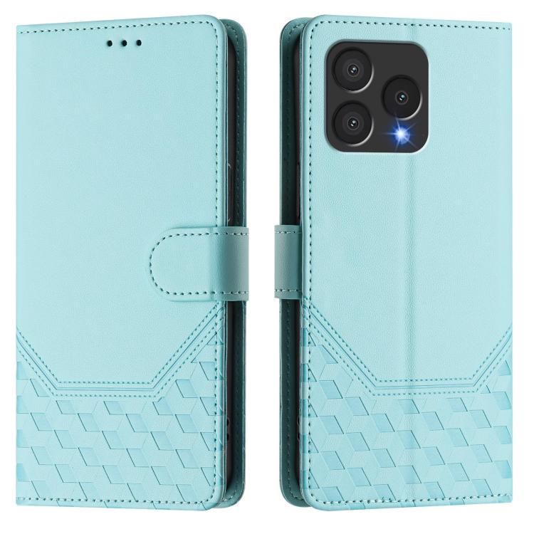Honeycomb Embossing RFID Leather Phone Case, For Cubot A40, For Cubot P90, For Cubot A30, For Cubot A20, For Cubot Max 5, For Cubot A10, For Cubot Note 40, For Cubot P50