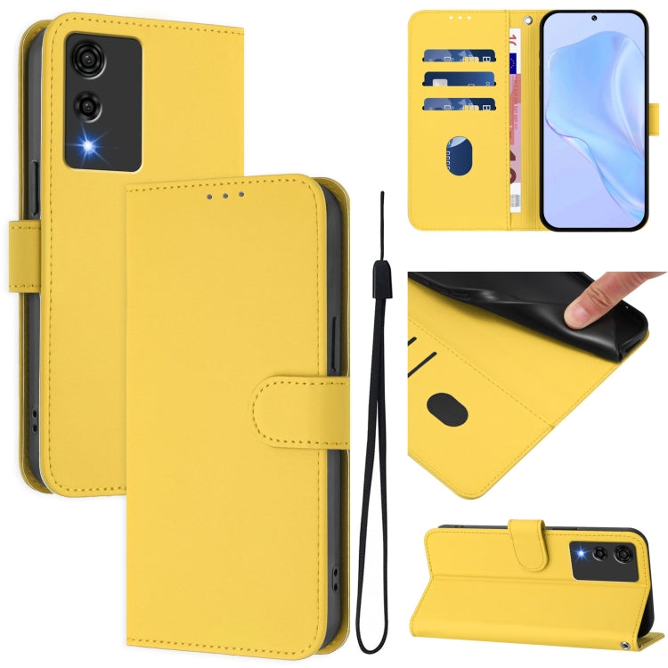 Skin Feel Solid Color Leather Phone Case with Lanyard, For Cubot Max 5, For Cubot A10