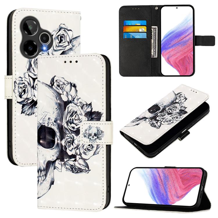 3D Painting Horizontal Flip Leather Phone Case, For Cricket Icon Plus 2026, For Cricket Icon 6