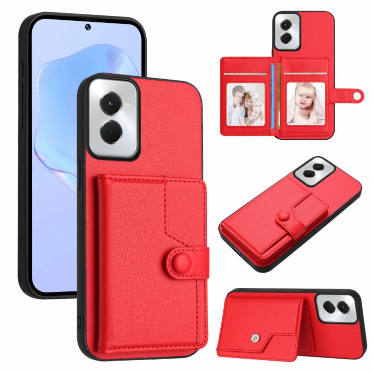 Button Card Bag RFID Anti-theft Phone Case, For Motorola Moto G Play 4G 2024, For Motorola Moto G Power 5G 2024