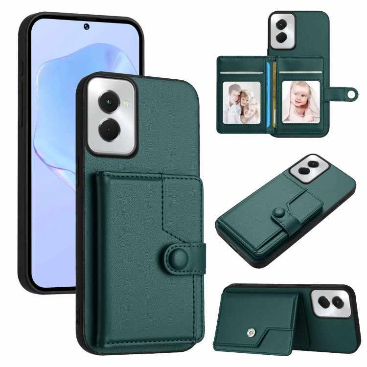 Button Card Bag RFID Anti-theft Phone Case, For Motorola Moto G Play 4G 2024, For Motorola Moto G Power 5G 2024