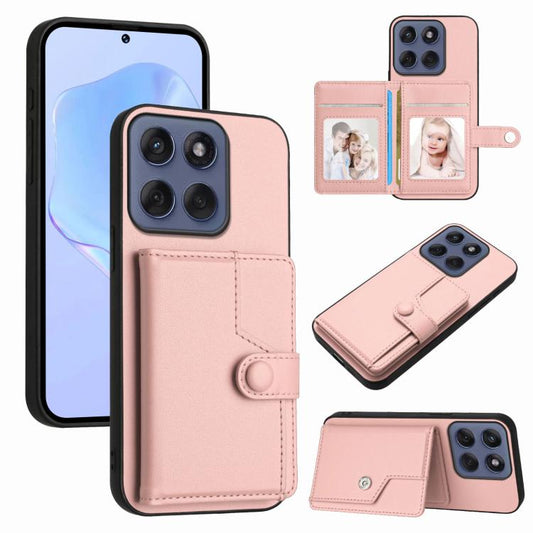Button Card Bag RFID Anti-theft Phone Case, For Motorola Edge 60 Fusion / Edge 60, For Motorola Edge 60 Stylus 5G, For Motorola Moto G85 EU Version, For Motorola Moto X50 Ultra, For Motorola Edge 50 Pro, For Motorola Edge 50 Fusion