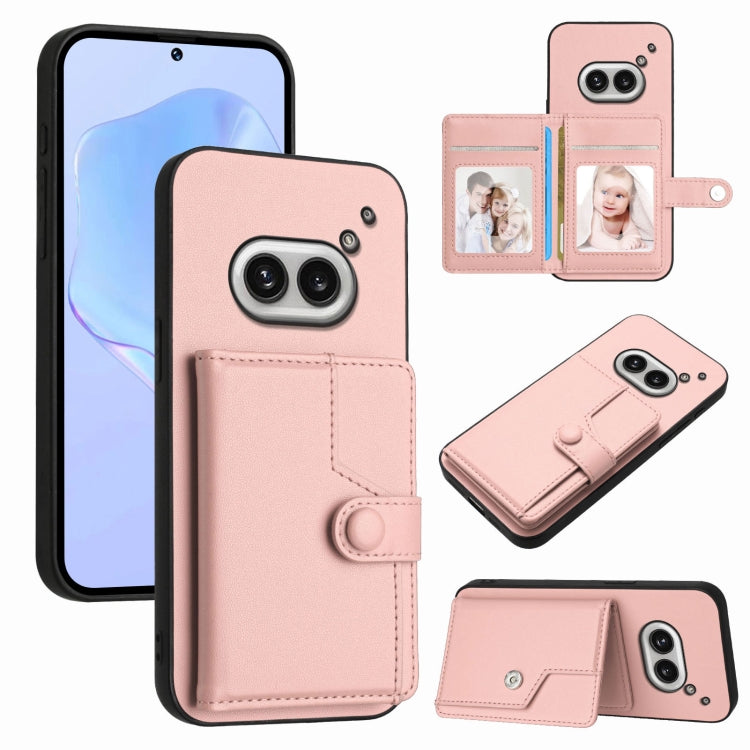 Button Card Bag RFID Anti-theft Phone Case, For Nothing CMF Phone 2 Pro, For Nothing Phone 3a, For Nothing Phone 3a Pro, For Nothing CMF Phone 1, For Nothing Phone 2a