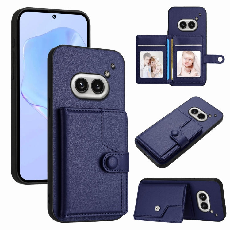 Button Card Bag RFID Anti-theft Phone Case, For Nothing CMF Phone 2 Pro, For Nothing Phone 3a, For Nothing Phone 3a Pro, For Nothing CMF Phone 1, For Nothing Phone 2a