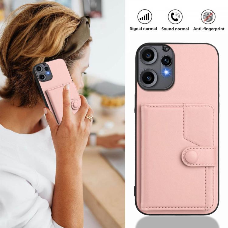 Button Card Bag RFID Anti-theft Phone Case, For Nothing CMF Phone 2 Pro, For Nothing Phone 3a, For Nothing Phone 3a Pro, For Nothing CMF Phone 1, For Nothing Phone 2a