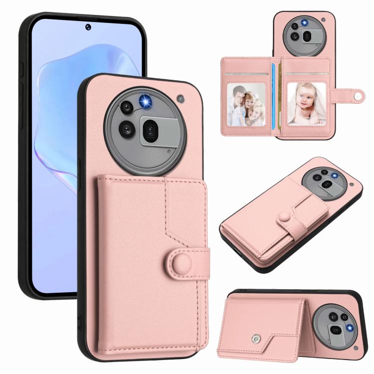 Button Card Bag RFID Anti-theft Phone Case, For Nothing CMF Phone 2 Pro, For Nothing Phone 3a, For Nothing Phone 3a Pro, For Nothing CMF Phone 1, For Nothing Phone 2a