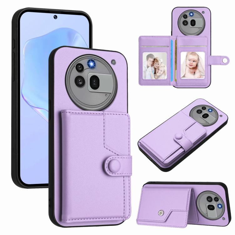 Button Card Bag RFID Anti-theft Phone Case, For Nothing CMF Phone 2 Pro, For Nothing Phone 3a, For Nothing Phone 3a Pro, For Nothing CMF Phone 1, For Nothing Phone 2a