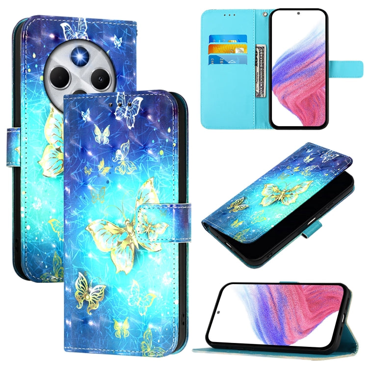 3D Painting Horizontal Flip Leather Phone Case, For Redmi Note 14 4G 163.25mm, For Redmi Note 14 5G, For Redmi Note 14 Pro 5G / 14 Pro+ 5G, For Redmi 14C 4G, For Redmi K70 Ultra 5G Global