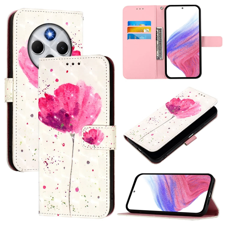 3D Painting Horizontal Flip Leather Phone Case, For Redmi Note 14 4G 163.25mm, For Redmi Note 14 5G, For Redmi Note 14 Pro 5G / 14 Pro+ 5G, For Redmi 14C 4G, For Redmi K70 Ultra 5G Global