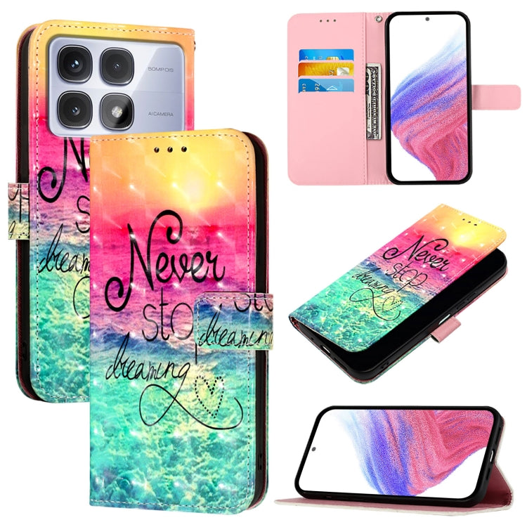 3D Painting Horizontal Flip Leather Phone Case, For Redmi Note 14 4G 163.25mm, For Redmi Note 14 5G, For Redmi Note 14 Pro 5G / 14 Pro+ 5G, For Redmi 14C 4G, For Redmi K70 Ultra 5G Global