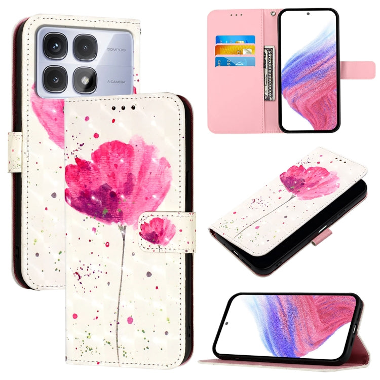 3D Painting Horizontal Flip Leather Phone Case, For Redmi Note 14 4G 163.25mm, For Redmi Note 14 5G, For Redmi Note 14 Pro 5G / 14 Pro+ 5G, For Redmi 14C 4G, For Redmi K70 Ultra 5G Global