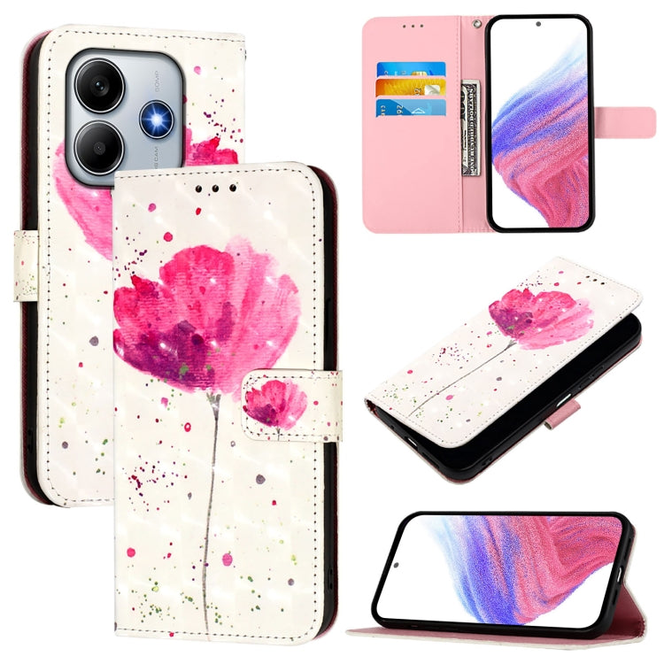 3D Painting Horizontal Flip Leather Phone Case, For Redmi Note 14 4G 163.25mm, For Redmi Note 14 5G, For Redmi Note 14 Pro 5G / 14 Pro+ 5G, For Redmi 14C 4G, For Redmi K70 Ultra 5G Global