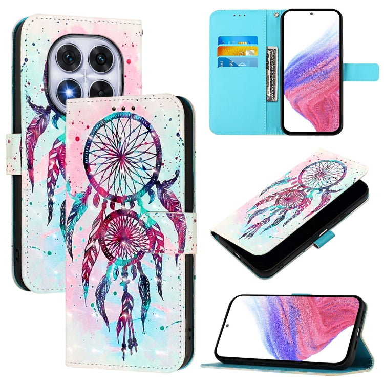 3D Painting Horizontal Flip Leather Phone Case, For Redmi Note 14 4G 163.25mm, For Redmi Note 14 5G, For Redmi Note 14 Pro 5G / 14 Pro+ 5G, For Redmi 14C 4G, For Redmi K70 Ultra 5G Global