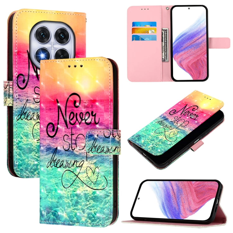 3D Painting Horizontal Flip Leather Phone Case, For Redmi Note 14 4G 163.25mm, For Redmi Note 14 5G, For Redmi Note 14 Pro 5G / 14 Pro+ 5G, For Redmi 14C 4G, For Redmi K70 Ultra 5G Global