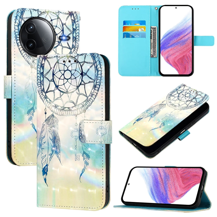 3D Painting Horizontal Flip Leather Phone Case, For Redmi 15a 5G, For Redmi Turbo 5 / Poco X8 Pro 5G, For Redmi 15 5G Global / 15 4G SEA 169mm, For Redmi Turbo 4, For Redmi K80 / K80 Pro, For Redmi Note 14 Pro 4G