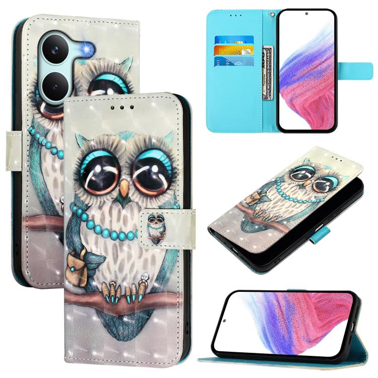 3D Painting Horizontal Flip Leather Phone Case, For Redmi 15a 5G, For Redmi Turbo 5 / Poco X8 Pro 5G, For Redmi 15 5G Global / 15 4G SEA 169mm, For Redmi Turbo 4, For Redmi K80 / K80 Pro, For Redmi Note 14 Pro 4G