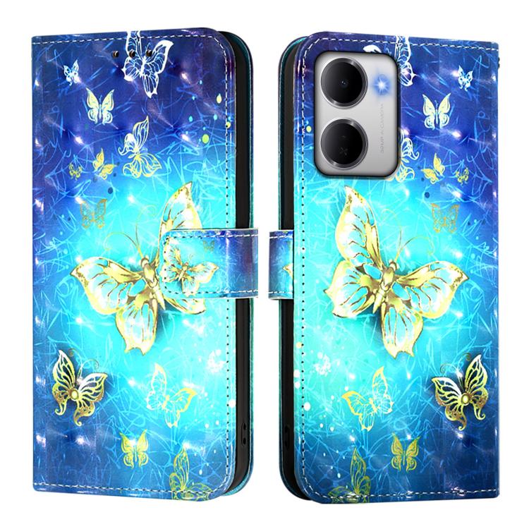 3D Painting Horizontal Flip Leather Phone Case, For Redmi 15a 5G, For Redmi Turbo 5 / Poco X8 Pro 5G, For Redmi 15 5G Global / 15 4G SEA 169mm, For Redmi Turbo 4, For Redmi K80 / K80 Pro, For Redmi Note 14 Pro 4G