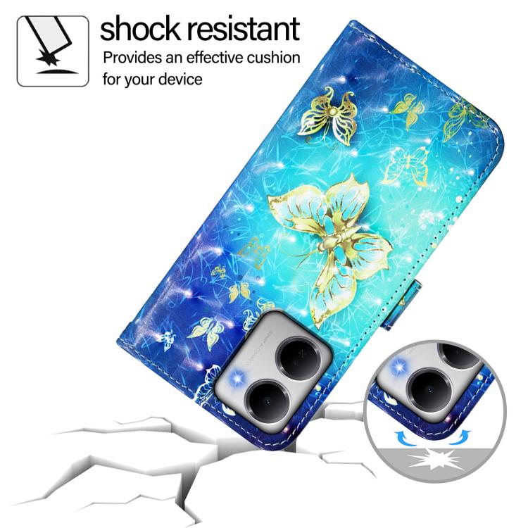 3D Painting Horizontal Flip Leather Phone Case, For Redmi 15a 5G, For Redmi Turbo 5 / Poco X8 Pro 5G, For Redmi 15 5G Global / 15 4G SEA 169mm, For Redmi Turbo 4, For Redmi K80 / K80 Pro, For Redmi Note 14 Pro 4G