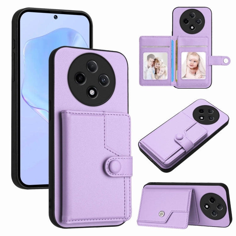Button Card Bag RFID Anti-theft Phone Case, For OPPO Reno12 Global, For OPPO K12 5G, For OPPO A3 Pro 5G, For OPPO Reno11 F / F25 Pro, For OPPO Reno11 Global, For OPPO Reno11 Pro Global, For OPPO A58 / A58x / A1x, For OPPO A38 4G / A18 4G Global