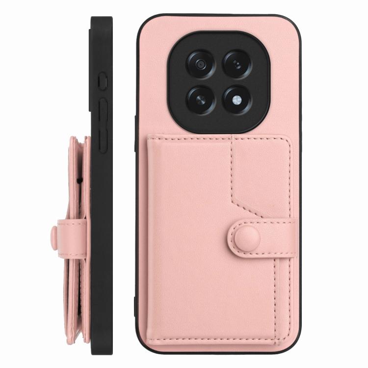 Button Card Bag RFID Anti-theft Phone Case, For OPPO A5 / F29, For OPPO Find X8s+, For OPPO Find X8s, For OPPO Find X8 Ultra, For OPPO A5 Energy / A5 Pro 5G Global, For OPPO K12x, For OPPO A3 Pro Global, For OPPO Reno12 Pro Global