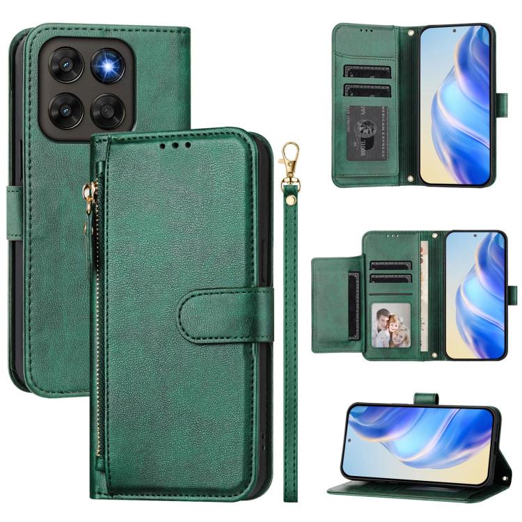 Multi-Card Slots Zipper Wallet Leather Phone Case, For Motorola Moto G Max / G87 / G77 / G67 5G, For Motorola Moto G47 5G / G37 / G37 Power 5G, For Motorola Edge 70 Pro 5G, For Motorola Moto X70 Air Pro / Signature 5G                                   ...