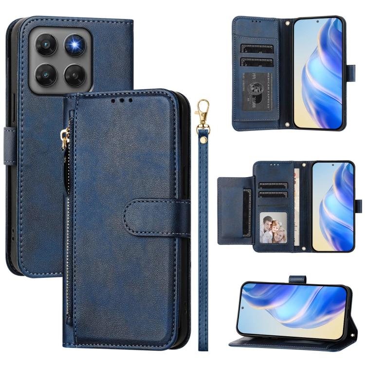 Multi-Card Slots Zipper Wallet Leather Phone Case, For Motorola Moto G Max / G87 / G77 / G67 5G, For Motorola Moto G47 5G / G37 / G37 Power 5G, For Motorola Edge 70 Pro 5G, For Motorola Moto X70 Air Pro / Signature 5G                                   ...
