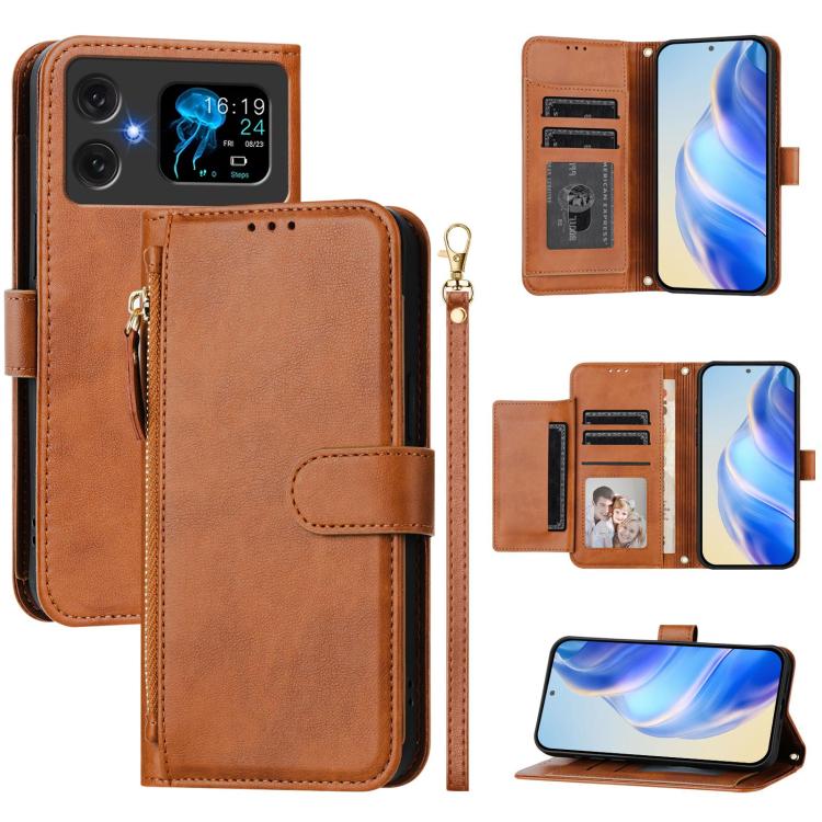 Multi-Card Slots Zipper Wallet Leather Phone Case, For Cubot A40, For Cubot P90, For Cubot A30, For Cubot A20, For Cubot Max 5, For Cubot A10, For Cubot Note 40, For Cubot P50