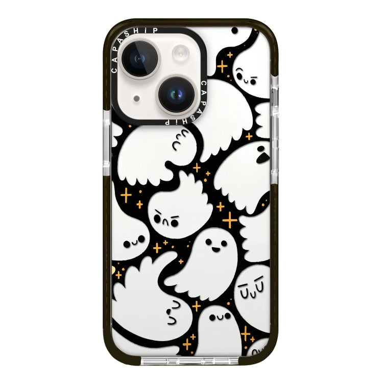 Simple Illustration Pattern Full Coverage Phone Case, For iPhone 14
