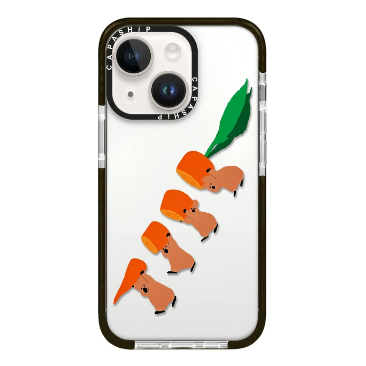 Simple Illustration Pattern Full Coverage Phone Case, For iPhone 14