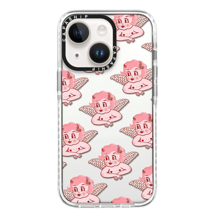 Simple Illustration Pattern Full Coverage Phone Case, For iPhone 14