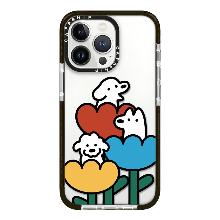 Simple Illustration Pattern Full Coverage Phone Case, For iPhone 14 Pro