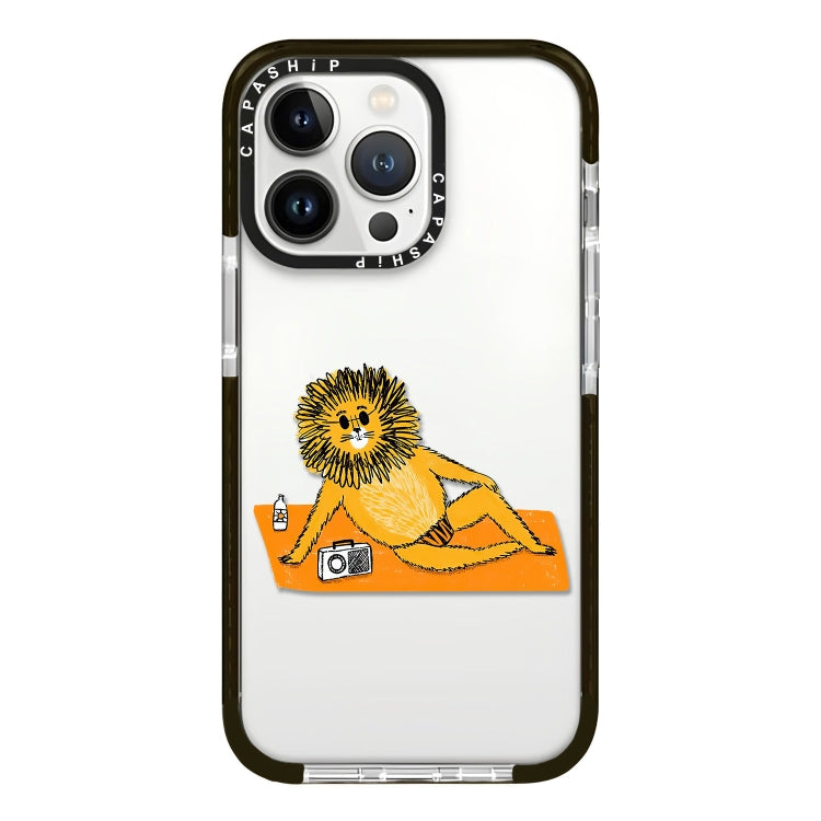 Simple Illustration Pattern Full Coverage Phone Case, For iPhone 15 Pro Max