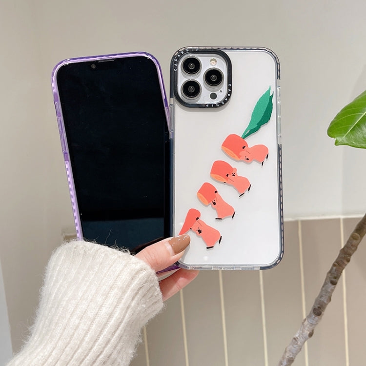 Simple Illustration Pattern Full Coverage Phone Case, For iPhone 12 Pro Max