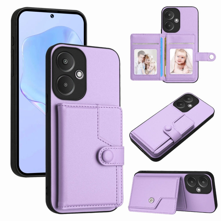Button Card Bag RFID Anti-theft Phone Case, For Redmi Turbo 4 Pro / Xiaomi Poco F7, For Redmi A5 4G 171.7mm / Xiaomi Poco C71, For Redmi Note 13R / 13 4G, For Redmi Turbo 3, For Redmi A3 4G Global, For Redmi Note 13 Pro 4G Global                       ...