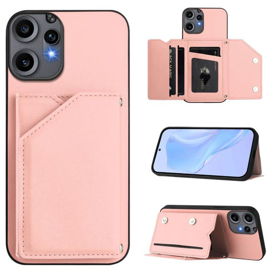 Skin Feel Four Card Slots Phone Case with Wrist Strap, For Nothing CMF Phone 2 Pro, For Nothing Phone 3a, For Nothing Phone 3a Pro, For Nothing CMF Phone 1, For Nothing Phone 2a
