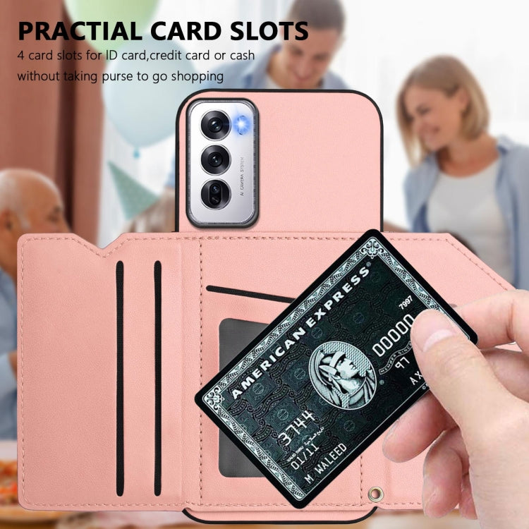 Skin Feel Four Card Slots Phone Case with Wrist Strap, For OPPO Reno12 Global, For OPPO K12 5G, For OPPO A3 Pro, For OPPO Reno11 F / F25 Pro, For OPPO Reno11 Global, For OPPO Reno11 Pro Global, For OPPO A58 / A58X / A1X / A2X                           ...