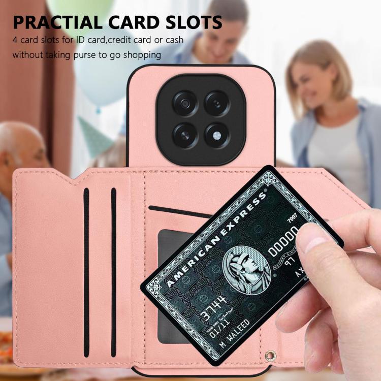 Skin Feel Four Card Slots Phone Case with Wrist Strap, For OPPO A5 / F29, For OPPO Find X8s+, For OPPO Find X8s, For OPPO Find X8 Ultra, For OPPO A5 Energy / A5 Pro 5G Global, For OPPO K12X, For OPPO A3 Pro Global, For OPPO Reno12 Pro Global
