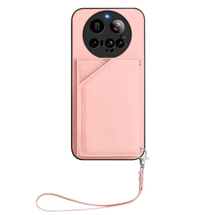Skin Feel Four Card Slots Phone Case with Wrist Strap, For Xiaomi 15 Ultra, For Xiaomi Poco X7 Pro, For Xiaomi Poco F6, For Xiaomi Civi 4 Pro, For Xiaomi Poco X6, For Xiaomi Poco C65, For Xiaomi Poco F5 5G, For Xiaomi Poco F5 Pro 5G