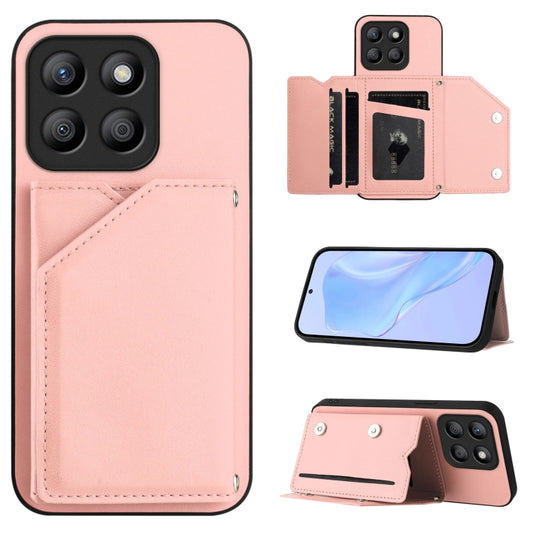 Skin Feel Four Card Slots Phone Case with Wrist Strap, For Honor X8b Global, For Honor X9b / Magic6 Lite, For Honor X7b / Play 8T, For Honor X6A Global, For Honor X50i / 90 Lite, For Honor 90, For Honor X7A / Play7T, For Honor X8A