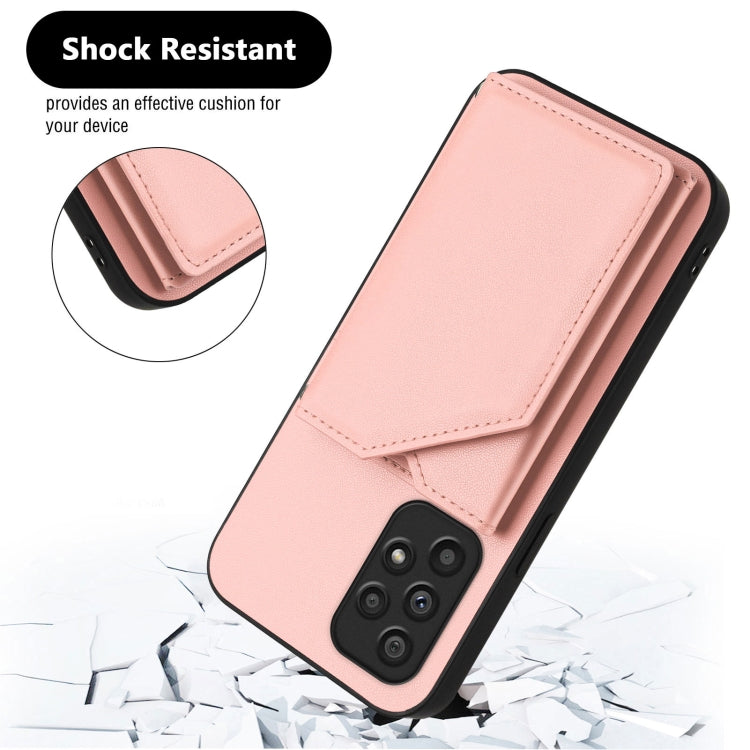 Skin Feel Four Card Slots Phone Case with Wrist Strap, For Samsung Galaxy A53 5G, For Samsung Galaxy A33 5G, For Samsung Galaxy A13 4G, For Samsung Galaxy A52