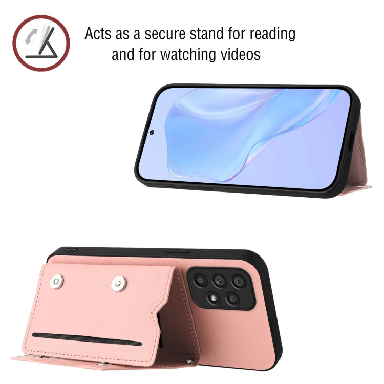 Skin Feel Four Card Slots Phone Case with Wrist Strap, For Samsung Galaxy A53 5G, For Samsung Galaxy A33 5G, For Samsung Galaxy A13 4G, For Samsung Galaxy A52