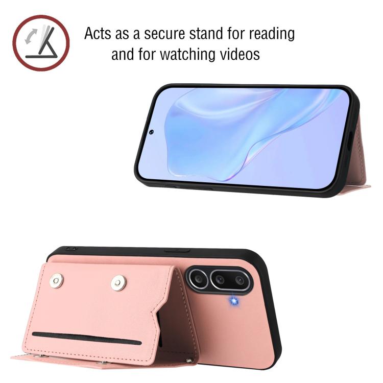 Skin Feel Four Card Slots Phone Case with Wrist Strap, For Samsung Galaxy M56 5G, For Samsung Galaxy M16 5G / F16 5G, For Samsung Galaxy M06 5G / F06 5G, For Samsung Galaxy M35, For Samsung Galaxy M55 / C55 5G, For Samsung Galaxy M15 / F15