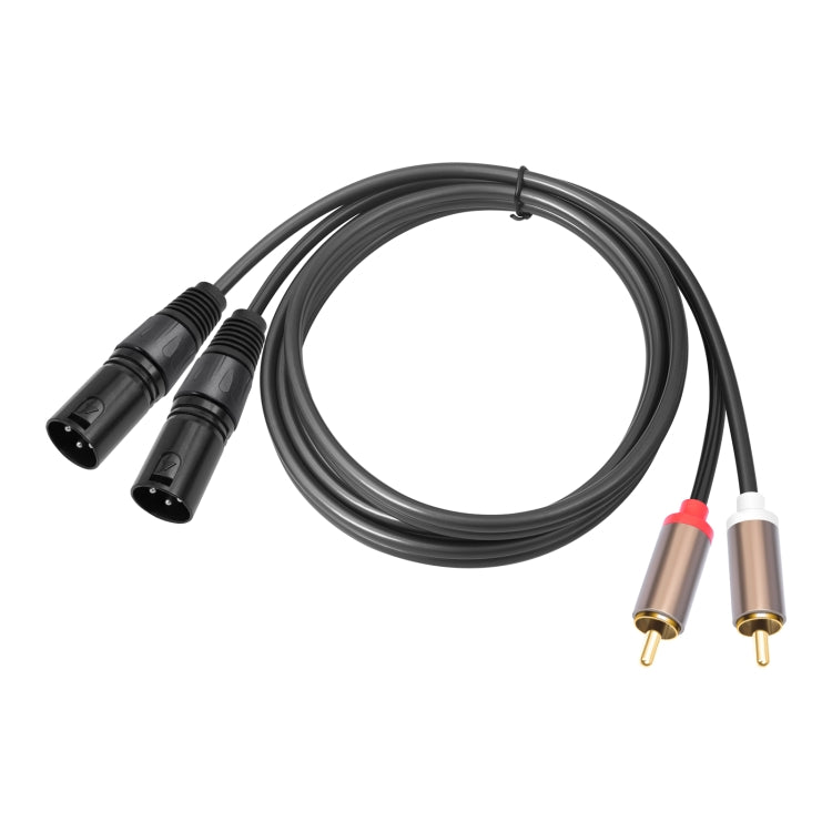 2 RCA Male to 2 XLR Male Audio Balance Cable, 1.5m, 3m